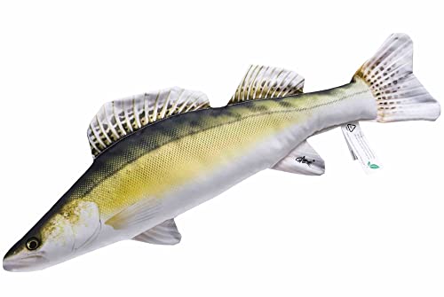 Gaby DER Zander Sander Lucioperca Kuscheltier Stofftier Fisch Polyester (50cm) von Gaby