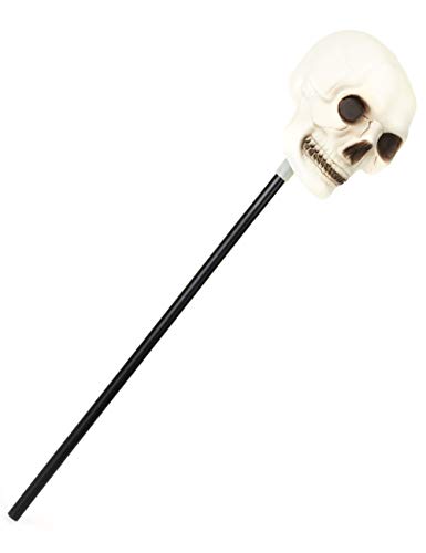 Zepter mit Totenkopf für Halloween-Verkleidung Zepter mit Totenkopf für Halloween-Verkleidung von Unbekannt