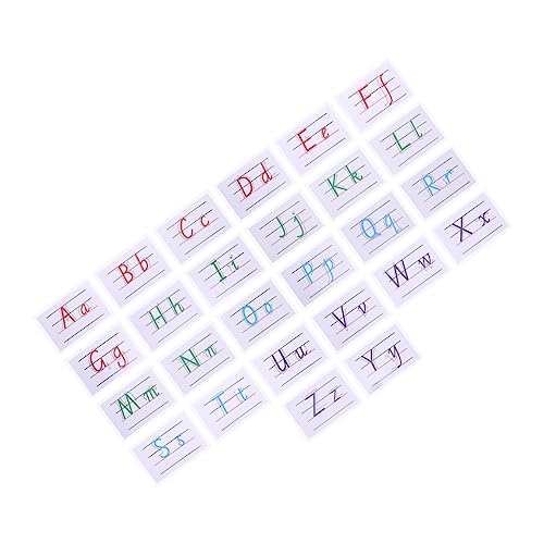 Gadpiparty 1 Satz Alphabet Lernspielzeug Buchstabenkarten Für Kleinkinder Manuskript Karten Mit Bunten Mustern Und Standard Buchstabenschreibweise Lernwerkzeug Für Frühe Entwicklung 26 Stück Gadpiparty 1 Satz Alphabet Lernspielzeug Buchstabenkarten Für Kleinkinder Manuskript Karten Mit Bunten Mustern Und Standard Buchstabenschreibweise Lernwerkzeug Für Frühe Entwicklung 26 Stück von Gadpiparty