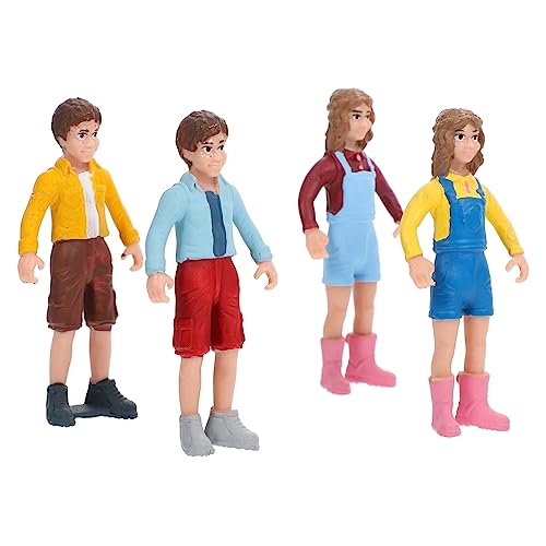 Gadpiparty 1 Satz Miniatur Figuren für Landschaftsd Dekorationen Teiliges Realistischer Menschen für Mikroszenen und Sammlungen Langlebig und Detailgetreu von Gadpiparty