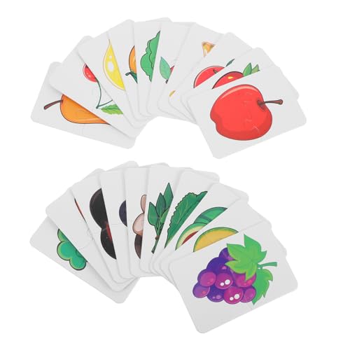 Gadpiparty Passende Puzzlekarten Für Die Vorschule Sortierspiel Für Obst Und Gemüse Puzzle-Set Für Kleinkinder Lernspielzeug Sicher Für Jungen Und Mädchen von Gadpiparty