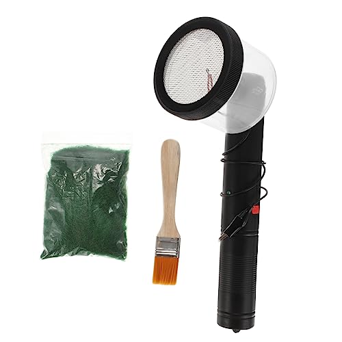 Gadpiparty 1 Satz Statischer Grasapplikator Flocking Applicator für DIY Modelleisenbahn Sandtisch Elektrostatische Beflockungsmaschine Ergonomischer Griff für Flockpulver von Gadpiparty