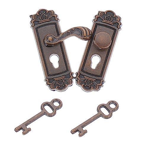 Gadpiparty 1 Satz Tor Lock Accessoires Modell Mikro-türschloss-modellspielzeug Mini-puppenhaus-zubehör Retro -türschloss Mini-haustürschloss- Coffee Legierung Gadpiparty 1 Satz Tor Lock Accessoires Modell Mikro-türschloss-modellspielzeug Mini-puppenhaus-zubehör Retro -türschloss Mini-haustürschloss- Coffee Legierung von Gadpiparty