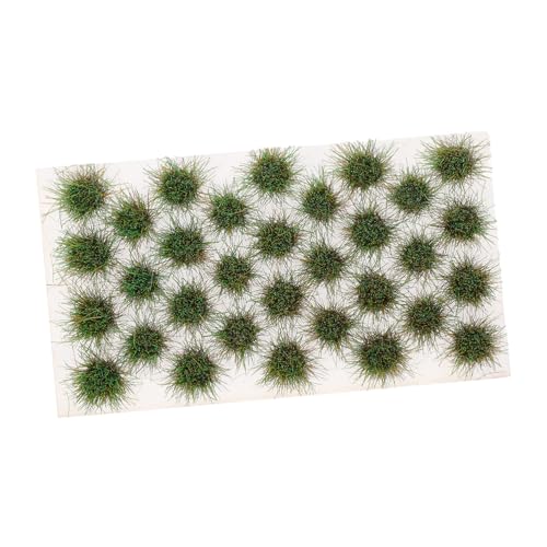 Gadpiparty 1 Set Modell Sand Tisch Rasen Simulation Gras Miniatur Modellierung Gras Miniatur Gras Statische Gras Modell Gras Miniaturen Gras Grün Kunststoff von Gadpiparty