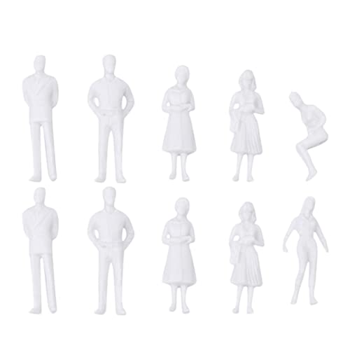 Gadpiparty 10 Stück Miniature Figuren Weiße Menschenmodelle für DIY Sandbox Dekoration Ergänzung für Miniaturlandschaften und Puppenhäuser Gadpiparty 10 Stück Miniature Figuren Weiße Menschenmodelle für DIY Sandbox Dekoration Ergänzung für Miniaturlandschaften und Puppenhäuser von Gadpiparty