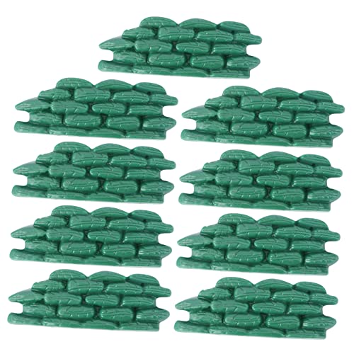 Gadpiparty 10 Stücke Sandsack Bunker Soldat Modell Figur Bekämpfung Szene Zubehör Kunststoff Grün Gadpiparty 10 Stücke Sandsack Bunker Soldat Modell Figur Bekämpfung Szene Zubehör Kunststoff Grün von Gadpiparty