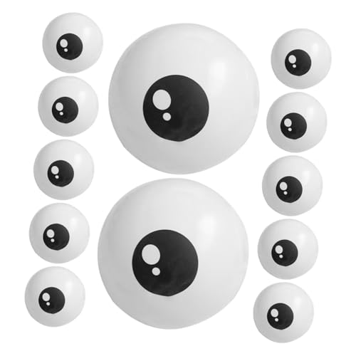Gadpiparty 100 Stück Augenballons Augapfel Wasserball Augenball Ballons Halloween Ballons Augapfel Ballon Aufblasbare Augäpfel Halloween Dekorationen Augapfel Aufblasbar Weiße von Gadpiparty