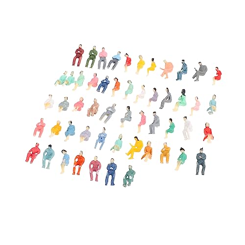 Gadpiparty 100 Stück Miniaturfiguren Plastik Menschen für Dekoration Robuste Puppen für Bastelprojekte und von Gadpiparty