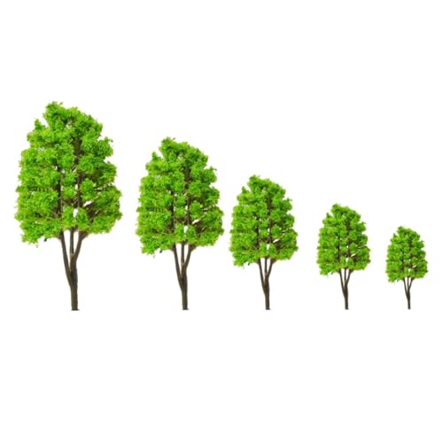Gadpiparty 10Stücke Miniaturbaum Lebensechte Baumdekoration Für Sandtisch Landschaftsdekor Mikrolandschaft Greening Decor von Gadpiparty