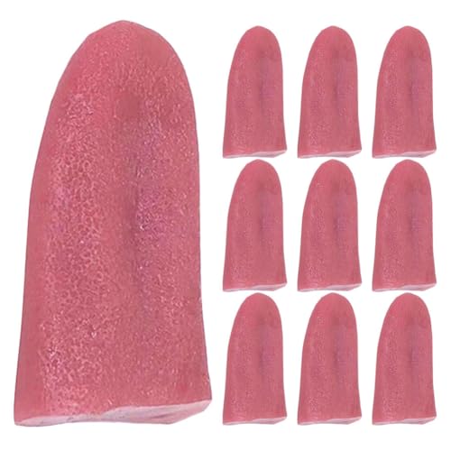 Gadpiparty 10pcs Falsche Zunge Simulation, Elastische Zungenrequisite, Halloween Party Streichspielzeug, Realistische Kunstzunge, Scherzartikel Zubehör Gadpiparty 10pcs Falsche Zunge Simulation, Elastische Zungenrequisite, Halloween Party Streichspielzeug, Realistische Kunstzunge, Scherzartikel Zubehör von Gadpiparty