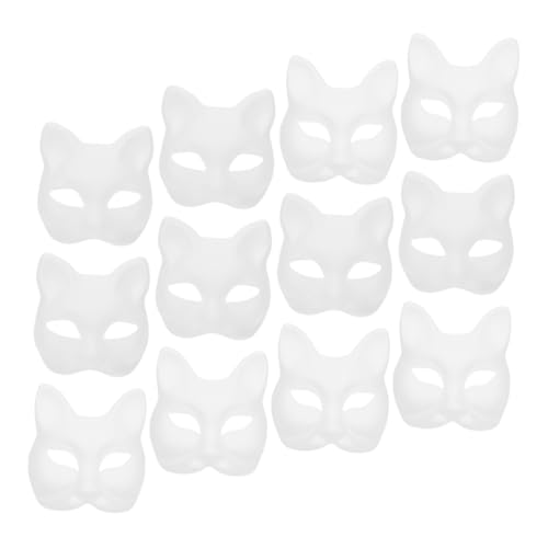Gadpiparty 12Stücke DIY Leere Papiermasken zum Anmalen Unbemalte Masken für Karneval Halloween Schulprojekte Bastelarbeiten Bastelmasken für Erwachsene Gadpiparty 12Stücke DIY Leere Papiermasken zum Anmalen Unbemalte Masken für Karneval Halloween Schulprojekte Bastelarbeiten Bastelmasken für Erwachsene von Gadpiparty
