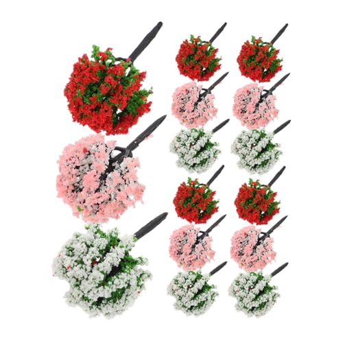 Gadpiparty 15 Stück Mini Baummodell Mini Modellbäume N Szenenpflanzen Realistische Miniaturbäume Waldbäume Für Diorama Laub Weihnachtsmaterial Minibäume Modelleisenbahn von Gadpiparty
