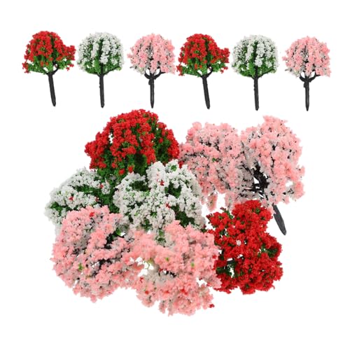 Gadpiparty Set Mit 15 Bäumen Mini-bäumen Pflanzen Realistische Miniatur Für Die Landschaftsdekoration von Gadpiparty