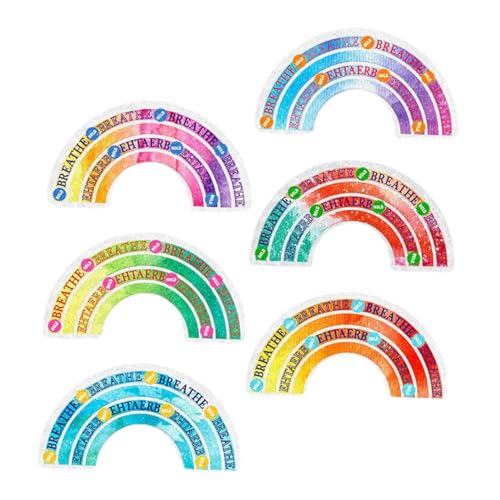 Gadpiparty 18 Teiliges Bunte Sensorische Sticker mit Rauer Oberfläche Klebende Beruhigungsaufkleber für Schreibtisch Widerstandsfähig Farbenfrohe Rainbow Sensationsaufkleber gegen Stress Gadpiparty 18 Teiliges Bunte Sensorische Sticker mit Rauer Oberfläche Klebende Beruhigungsaufkleber für Schreibtisch Widerstandsfähig Farbenfrohe Rainbow Sensationsaufkleber gegen Stress von Gadpiparty