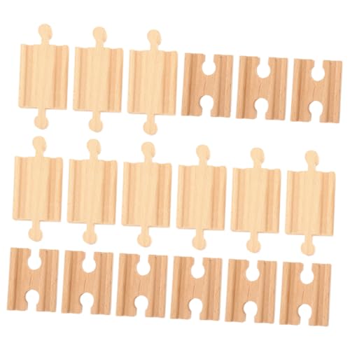 Gadpiparty 18Stücke Teiliges Holzeisenbahn Gleiszubehör für Erweiterungssatz Holz für Spielwelten Fördert Geschicklichkeit und Logisches Kompatibel mit Gängigen Gadpiparty 18Stücke Teiliges Holzeisenbahn Gleiszubehör für Erweiterungssatz Holz für Spielwelten Fördert Geschicklichkeit und Logisches Kompatibel mit Gängigen von Gadpiparty