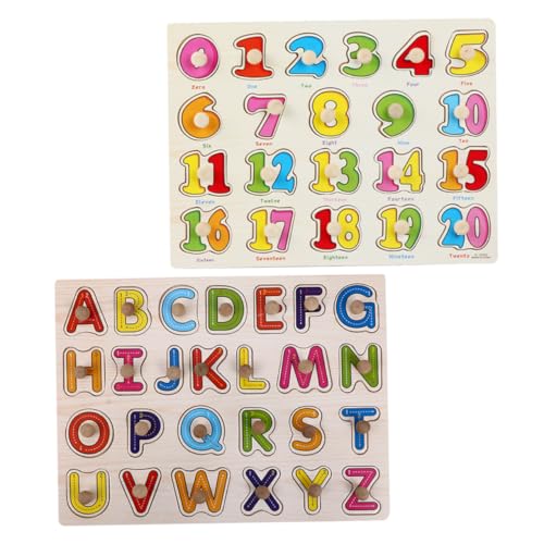 Gadpiparty 2 Satz Vorschulspielzeug Montessori-rätsel Puzzle Formen Zahlenblock Zahlenspielzeug Für Kleinkinder Steckpuzzles Für Kleinkinder Buchstabenrätsel Kleinkind -rätsel ABC-Puzzle Holz Gadpiparty 2 Satz Vorschulspielzeug Montessori-rätsel Puzzle Formen Zahlenblock Zahlenspielzeug Für Kleinkinder Steckpuzzles Für Kleinkinder Buchstabenrätsel Kleinkind -rätsel ABC-Puzzle Holz von Gadpiparty