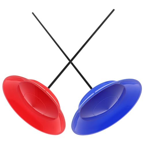 Gadpiparty 2 Sets mit Sich Drehenden Tellern Und Stäben, Zirkus-jonglierspiel, Gleichgewichtsspielzeug für Kinder Und Erwachsene, Performance-Requisiten zum Jonglieren Gadpiparty 2 Sets mit Sich Drehenden Tellern Und Stäben, Zirkus-jonglierspiel, Gleichgewichtsspielzeug für Kinder Und Erwachsene, Performance-Requisiten zum Jonglieren von Gadpiparty