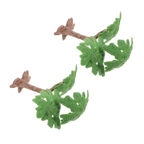 Gadpiparty 2 Stück Baumkuchendekorationen Zug Im Maßstab n Toper Sonic-kuchenaufsätze Kleine Bäume Mini-Baum Tortenaufsatz Miniatur-szenendekorationen Modellbäume Green von Gadpiparty