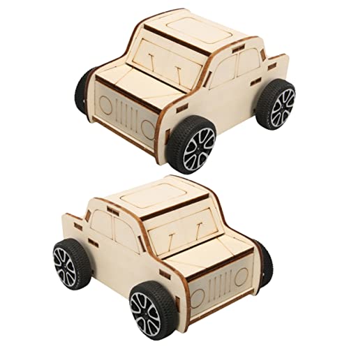 Gadpiparty 2 Stück DIY Holzspielzeug Auto Bastelset für Lernspielzeug Handfertigkeit und Wissenschaft Umweltfreundliches Material für Gadpiparty 2 Stück DIY Holzspielzeug Auto Bastelset für Lernspielzeug Handfertigkeit und Wissenschaft Umweltfreundliches Material für von Gadpiparty