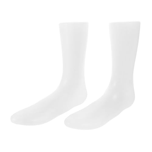 Gadpiparty 2 Stück Fußform Schuhspanner Kunststoff Fußsocken Präsentationsständer Kunststofffüße Schaufensterpuppe Fußsockenmodell Socken Präsentationsständer Sockenform Künstliche von Gadpiparty