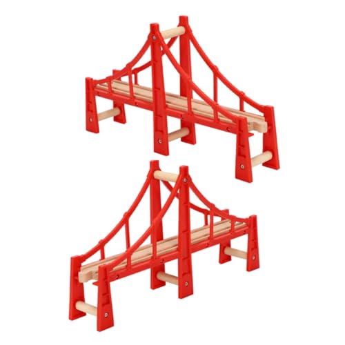 Gadpiparty 2 Stück Holzspielzeug Zugbrücken Teiliges Zubehör für Holzeisenbahn für Spielwelten Sicheres Material für Perfektes zu Geburtstagen und Weihnachten Gadpiparty 2 Stück Holzspielzeug Zugbrücken Teiliges Zubehör für Holzeisenbahn für Spielwelten Sicheres Material für Perfektes zu Geburtstagen und Weihnachten von Gadpiparty
