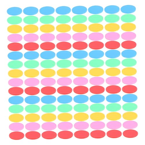 Gadpiparty Zählscheiben 200 Stück Kunststoff-mathescheiben Pokerspiel-Token Belohnungschips Für Jungen Und Mädchen Marker Lernspiele von Gadpiparty