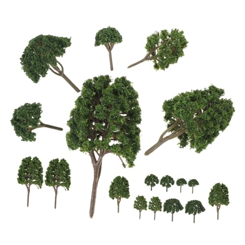 Gadpiparty 24 Stück DIY Simulierte Baumdekorationen für Sandtischmodelle Miniatur Landschaftsbaum Set für Kreative DIY Projekte und Garten Dekorationen von Gadpiparty