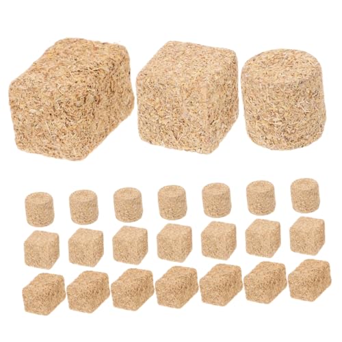 Gadpiparty 24pcs Miniatur Heuballen Realistische Farm Haystack -Modelle Für DIY -Handwerk Kleines Kunstheu Für Dollhouse Micro Landscape Dekoration von Gadpiparty