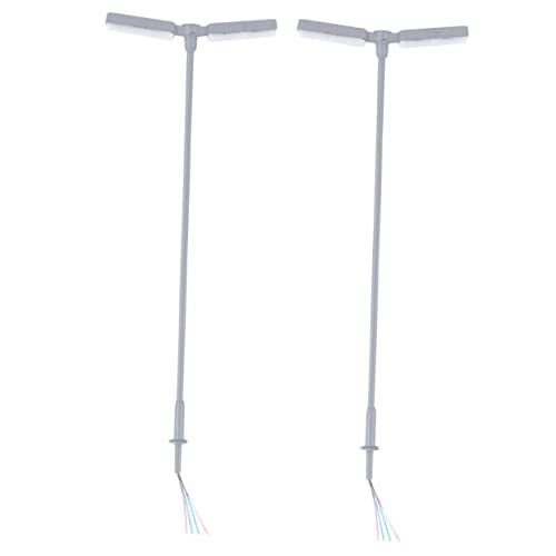 Gadpiparty 2Stücke Straßenlampe für DIY Leuchtende Straßenlaternenmodelle Puppenhaus und Garten Dekoration für Innen und Außenbereiche Gadpiparty 2Stücke Straßenlampe für DIY Leuchtende Straßenlaternenmodelle Puppenhaus und Garten Dekoration für Innen und Außenbereiche von Gadpiparty