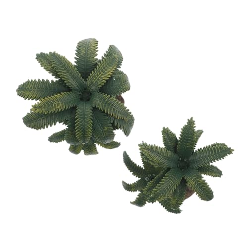 Gadpiparty 2pcs Realistische Miniaturlandschaftsbaum -baummodell Bäume Basteln Bäume Für Projekte Mikrolandschaftsbaum Sand Tabelle Modell Plastikbäume Spielzeug Spielzeug von Gadpiparty