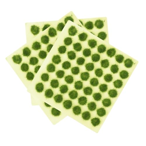 Gadpiparty 3 Boxen Grasbüschel DIY Landschaftsmodell Künstliche Vegetation für Sandtische Miniaturornamente und Dioramen Höhe Leuchtende Farben Zuschneidbar von Gadpiparty