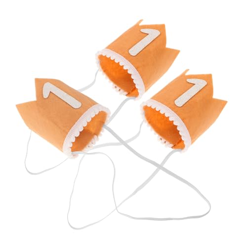 Gadpiparty 3 Stück Geburtstag Hüte für Kreative Pailletten-Kopfschmuck für Jungen und Mädchen Bequeme Partydekoration und Fotoshooting Zubehör von Gadpiparty