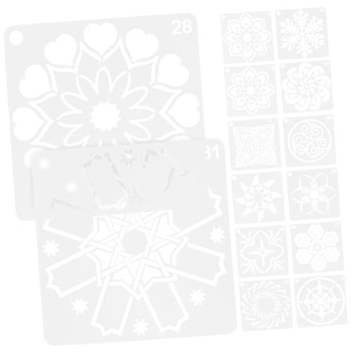 Gadpiparty 36Stücke Mandala Malerei Schablonen Wiederverwendbare Wandmalerei Vorlagen Pet für DIY Bastelprojekte und Wandgestaltung Langlebig und Leicht zu Reinigen Gadpiparty 36Stücke Mandala Malerei Schablonen Wiederverwendbare Wandmalerei Vorlagen Pet für DIY Bastelprojekte und Wandgestaltung Langlebig und Leicht zu Reinigen von Gadpiparty