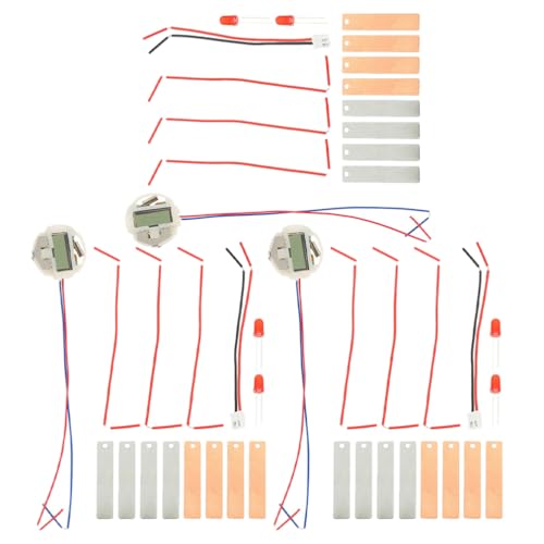 Gadpiparty 3Er-Set Wissenschaftsbausatz Mit Fruchtbatterien – Physikexperiment Mit Stem – Erzeugen Sie Elektrizität Mit Orangen Zitronen Und Kartoffeln – DIY-Lernspielzeug Für Schulprojekte von Gadpiparty