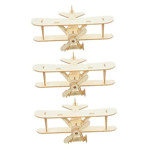Gadpiparty 3Stücke Teiliges DIY Holzflugzeug Modellset zum Bemalen Bastelspielzeug für REGT Fantasie und Koordination für Heimaktivitäten Beige Gadpiparty 3Stücke Teiliges DIY Holzflugzeug Modellset zum Bemalen Bastelspielzeug für REGT Fantasie und Koordination für Heimaktivitäten Beige von Gadpiparty