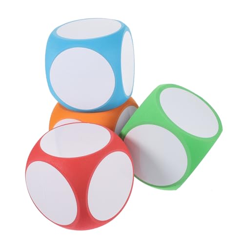 Gadpiparty 4 Stück Große Erasable Schaumstoffwürfel Wiederverwendbare DIY für Spiele Unterrichtshilfen und Partydekoration für Kreative Aktivitäten und Interaktion Gadpiparty 4 Stück Große Erasable Schaumstoffwürfel Wiederverwendbare DIY für Spiele Unterrichtshilfen und Partydekoration für Kreative Aktivitäten und Interaktion von Gadpiparty