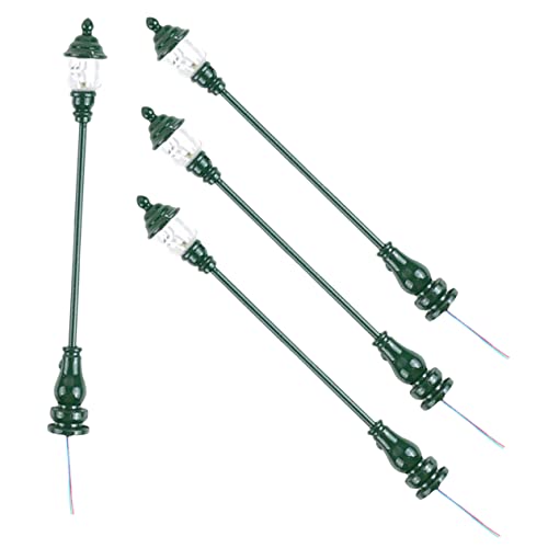 Gadpiparty 4 Stück Modell Gartenleuchte im Freien Mini-Straßenlaterne Solarleuchten Garten Lampen Gartendekor Miniatur-LED-Leuchten für Modelle dekorative Minilampe Edelstahl Plus abs Grün Gadpiparty 4 Stück Modell Gartenleuchte im Freien Mini-Straßenlaterne Solarleuchten Garten Lampen Gartendekor Miniatur-LED-Leuchten für Modelle dekorative Minilampe Edelstahl Plus abs Grün von Gadpiparty