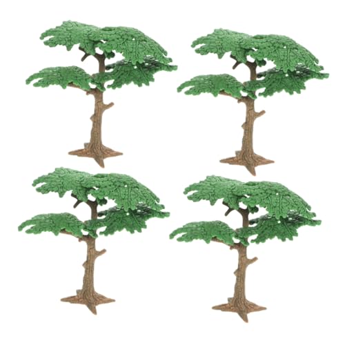 Gadpiparty 4 Stück Simulationslandschaftsbaum Zubehör Für Puppenhauslandschaften Landschaftslandschaftsbaummodell Miniatur-modellbäume Mikrosimulation Kleiner Baum Sandtischmodell Plastik von Gadpiparty