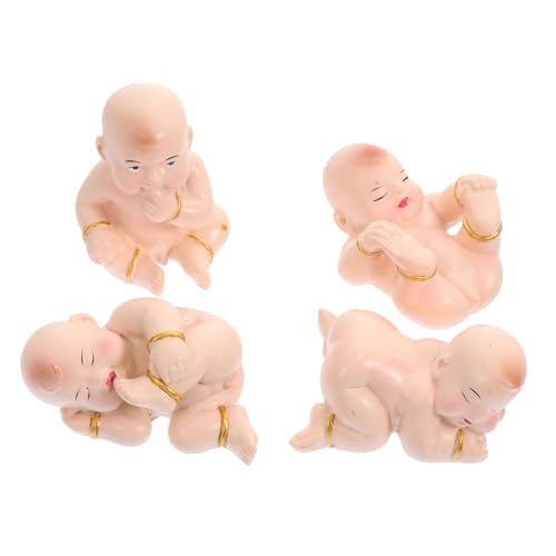 Gadpiparty 4 Stück Teiliges Kinderfiguren für Sandtisch Dekoration Realistische Bonsai für Leicht und Tragbar für Spiel und Lernumgebungen von Gadpiparty