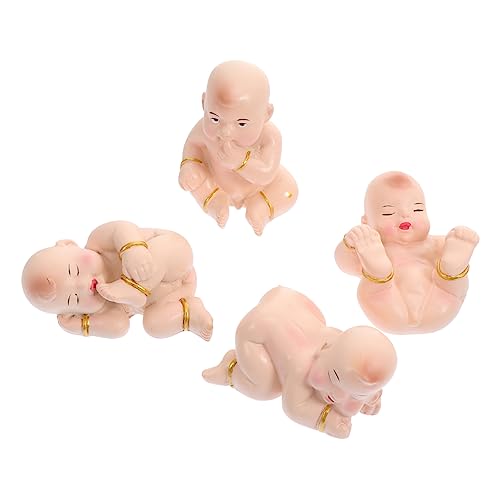Gadpiparty 4 Stück Teiliges Kinderfiguren für Sandtisch Szenarien Realistische Resin Dekoration für Rollenspiele Lehrmaterial und Heimdekoration von Gadpiparty