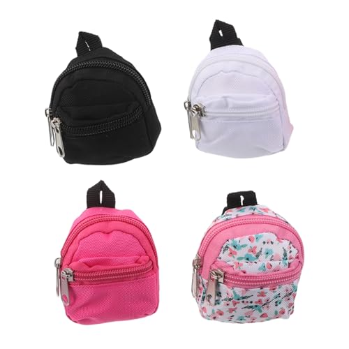Gadpiparty 4 Stück Teiliges Mini Rucksack für Puppen Maßstab mit Reißverschluss Leichter Polyester DIY Freundlich Vielseitig für Puppenhaus Rollenspiel und Kreative Fotosessions Gadpiparty 4 Stück Teiliges Mini Rucksack für Puppen Maßstab mit Reißverschluss Leichter Polyester DIY Freundlich Vielseitig für Puppenhaus Rollenspiel und Kreative Fotosessions von Gadpiparty