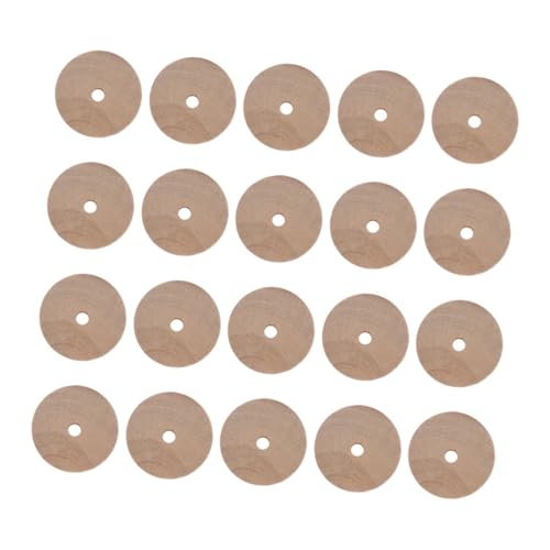 Gadpiparty 40stücke Holzräder Zum Basteln Naturholz Für DIY-projekte Spielzeugautos Und Modellbau Unbehandelt Und Glatt von Gadpiparty