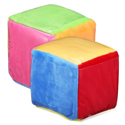 Gadpiparty 5 Sätze Plüschtier Taschenwürfel Jumbo Fotowürfel Spiel Würfel Große Würfel Stoff 2 Stücke * 5 von Gadpiparty