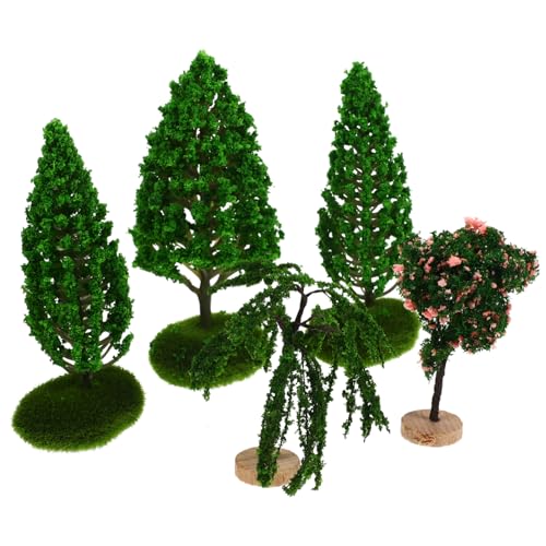 Gadpiparty 5 Stück Gartenmodellbaum Mini Fairy Garden Accessoires dekorative Miniatur-Puppenstubenbäume gefälscht falscher Baum Mini-Bäume zum Basteln Mini-Baumschmuck Plastik Gadpiparty 5 Stück Gartenmodellbaum Mini Fairy Garden Accessoires dekorative Miniatur-Puppenstubenbäume gefälscht falscher Baum Mini-Bäume zum Basteln Mini-Baumschmuck Plastik von Gadpiparty