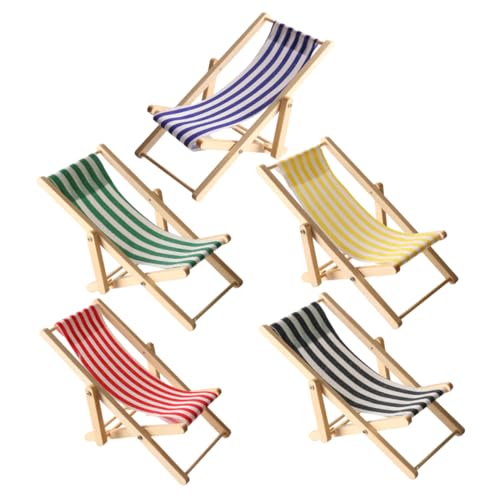 Gadpiparty 5 Stück Mini Strandstuhl Aus Holz Puppenhaus Mini Möbelzubehör Ornament Zum Basteln – Simulation Puppenhaus Außendekoration Gadpiparty 5 Stück Mini Strandstuhl Aus Holz Puppenhaus Mini Möbelzubehör Ornament Zum Basteln – Simulation Puppenhaus Außendekoration von Gadpiparty