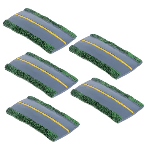 Gadpiparty 5 Stück Straßenkanal -Tisch -Dekoration Zug Landschaft Landschaft Sandtischmodell Zubehör für die Eisenbahnszene modellbahn zubehör Diorama-Modellspielzeug Miniaturgebäude Harz von Gadpiparty