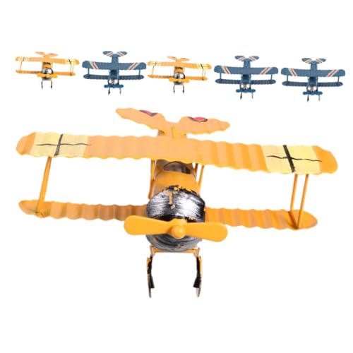 Gadpiparty 6 Teiliges Flugzeug Aus Metall Retro Doppeldecker Modellspielzeug – Metall Flugzeug Für Kleinkinderzimmer Jungenzimmer Party Tischdekorationen Hängende Gadpiparty 6 Teiliges Flugzeug Aus Metall Retro Doppeldecker Modellspielzeug – Metall Flugzeug Für Kleinkinderzimmer Jungenzimmer Party Tischdekorationen Hängende von Gadpiparty