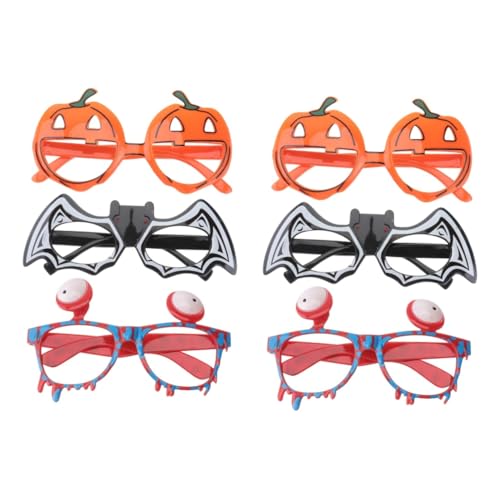 Gadpiparty 6 spielzeug schnapsgläser Halloween-Party-Brille Scherzbrille Schädel Requisiten von Gadpiparty
