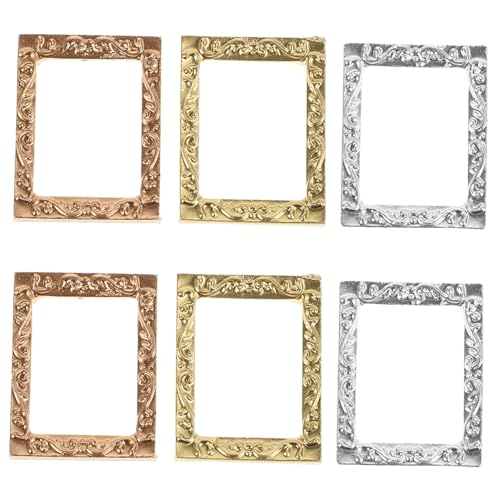 Gadpiparty 6pcs Dekorative Mini -fotorahmen Für Dollhouse Realistische Harzfoto -Frames Für Mikrofotografie DIY Kleine Fotohalter Für Wohnkultur Gadpiparty 6pcs Dekorative Mini -fotorahmen Für Dollhouse Realistische Harzfoto -Frames Für Mikrofotografie DIY Kleine Fotohalter Für Wohnkultur von Gadpiparty
