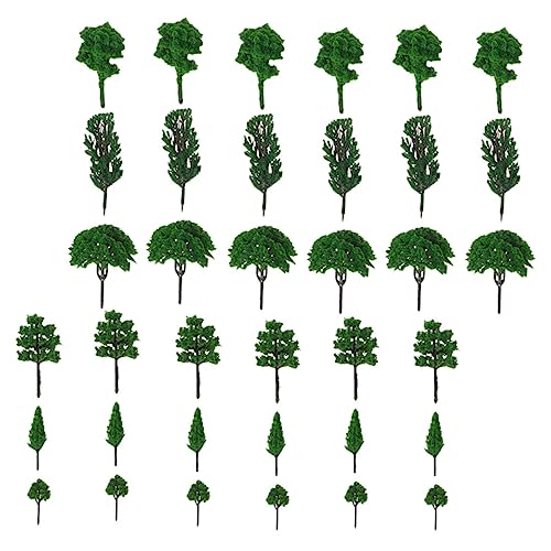 Gadpiparty 70Stücke Miniaturbaum Modellbäume für Sandtischverzierung und Mikro Landschaften Zufällige Designs für DIY Projekte und Modellbau Dekoration von Gadpiparty